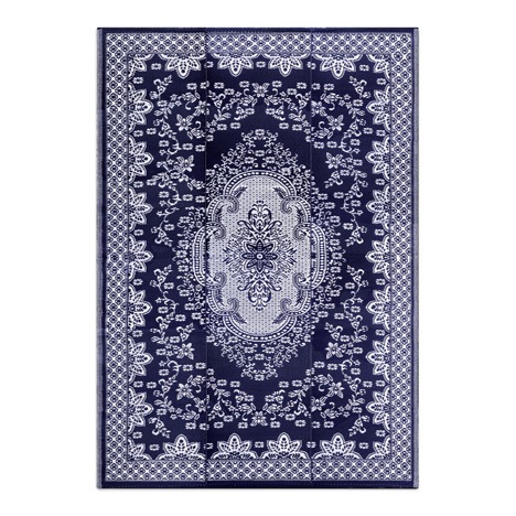 Navy Blue Carpet Mat - Shradha Mats
