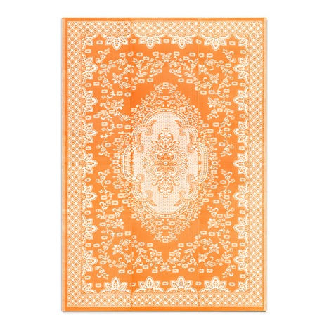 Orange Carpet Mat - Shradha Mats
