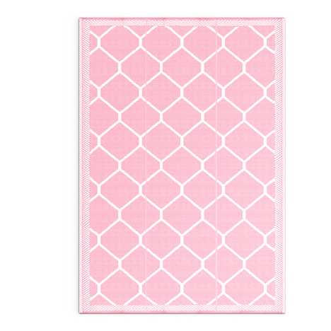 Baby Pink Honeycomb Mat - Shradha Mats