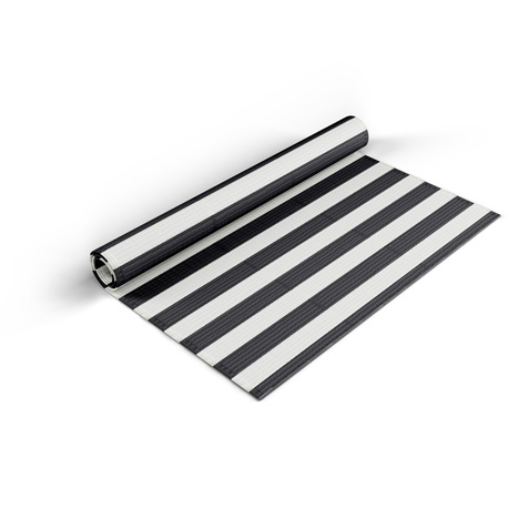 Dark Grey Stripes Mat - Shradha Mats