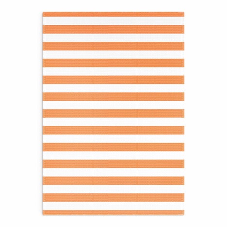 Orange Stripes Mat - Shradha Mats